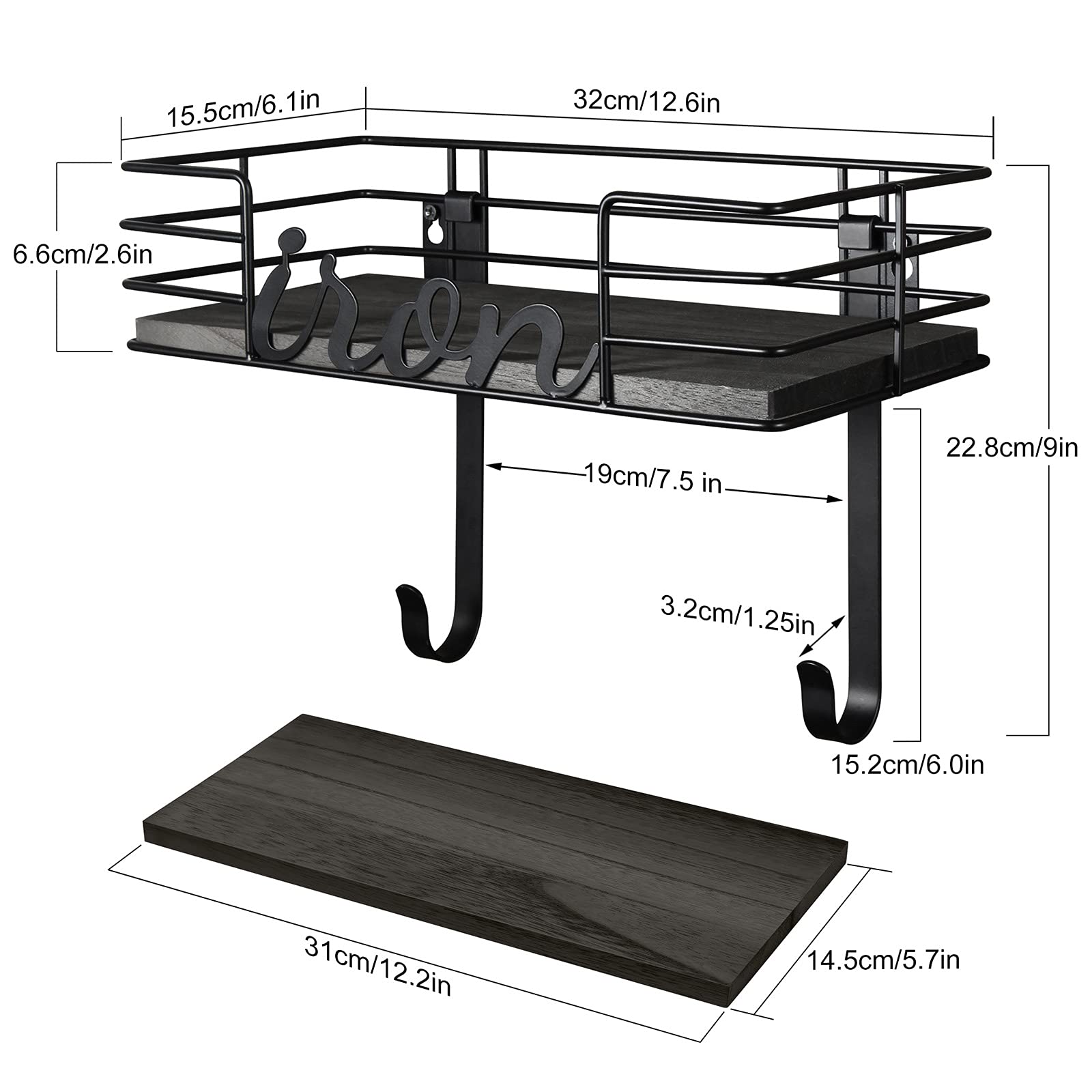 Ironing Board Hanger Wall Mount