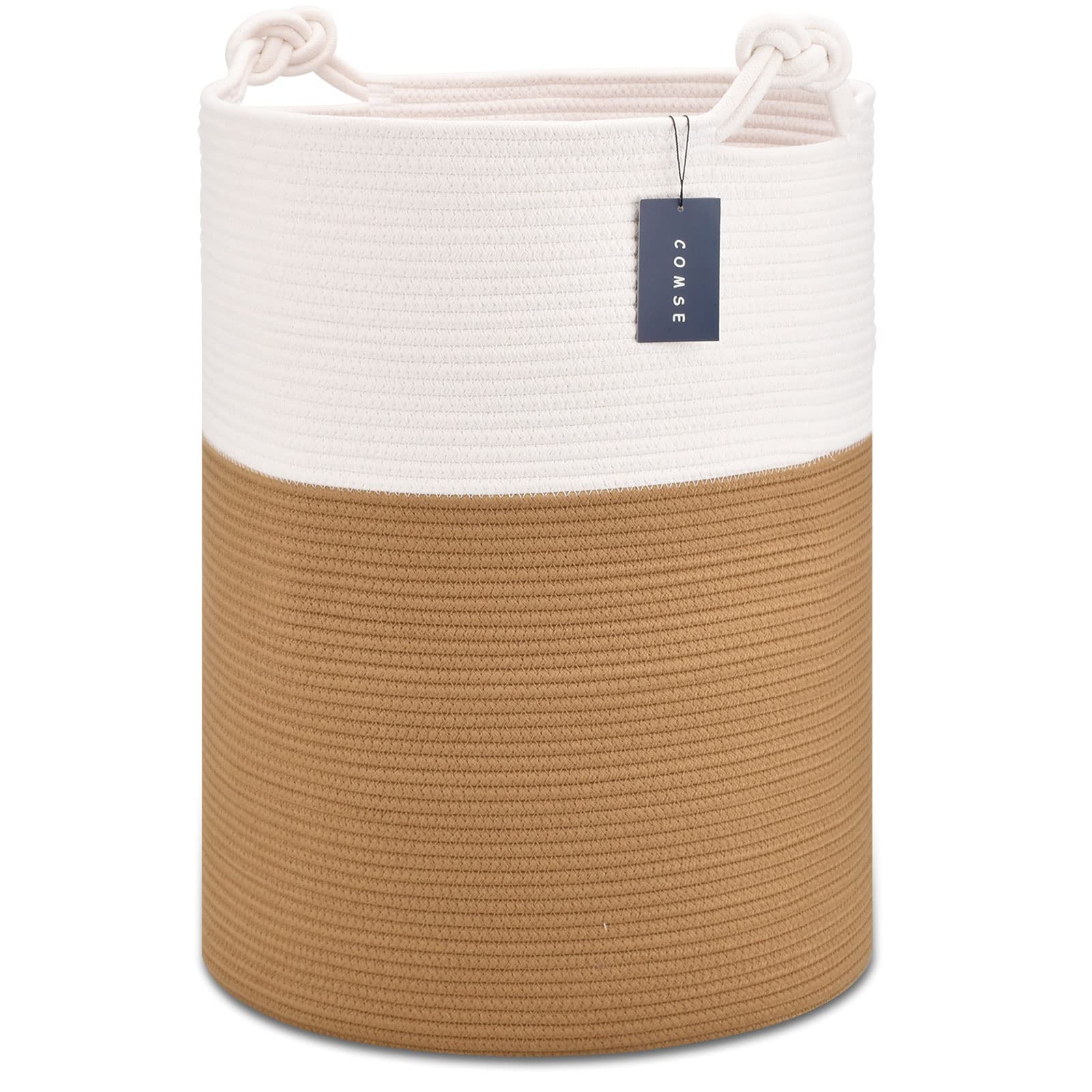 Tall Woven Blanket & Laundry Basket