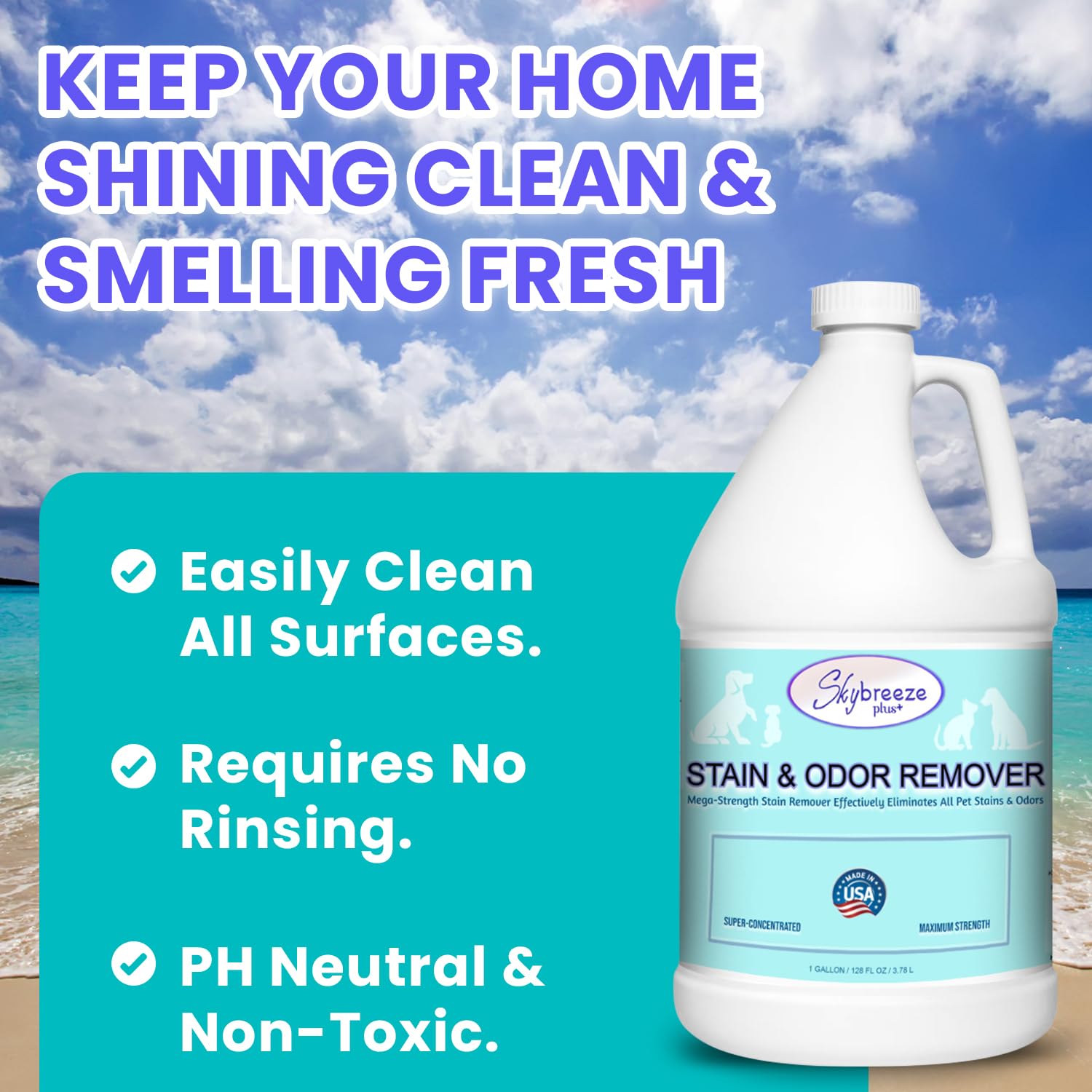 Pet Stain Odor eliminator (128 Fl Oz)