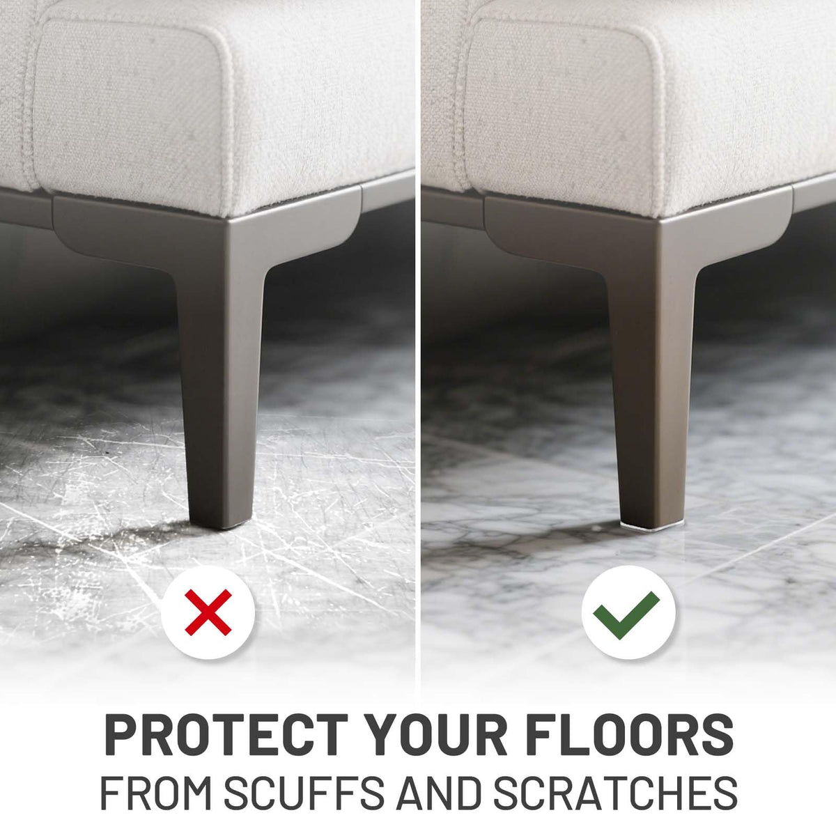 40 PCS Non Slip Furniture Pads (40 Count)