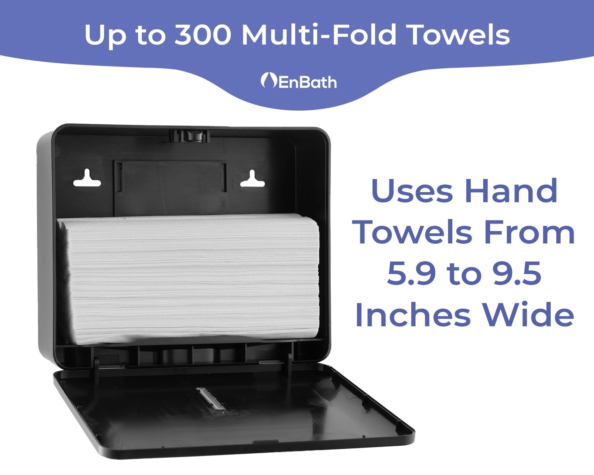 Multifold Paper Towel Dispenser Wall Mount (2 Count)