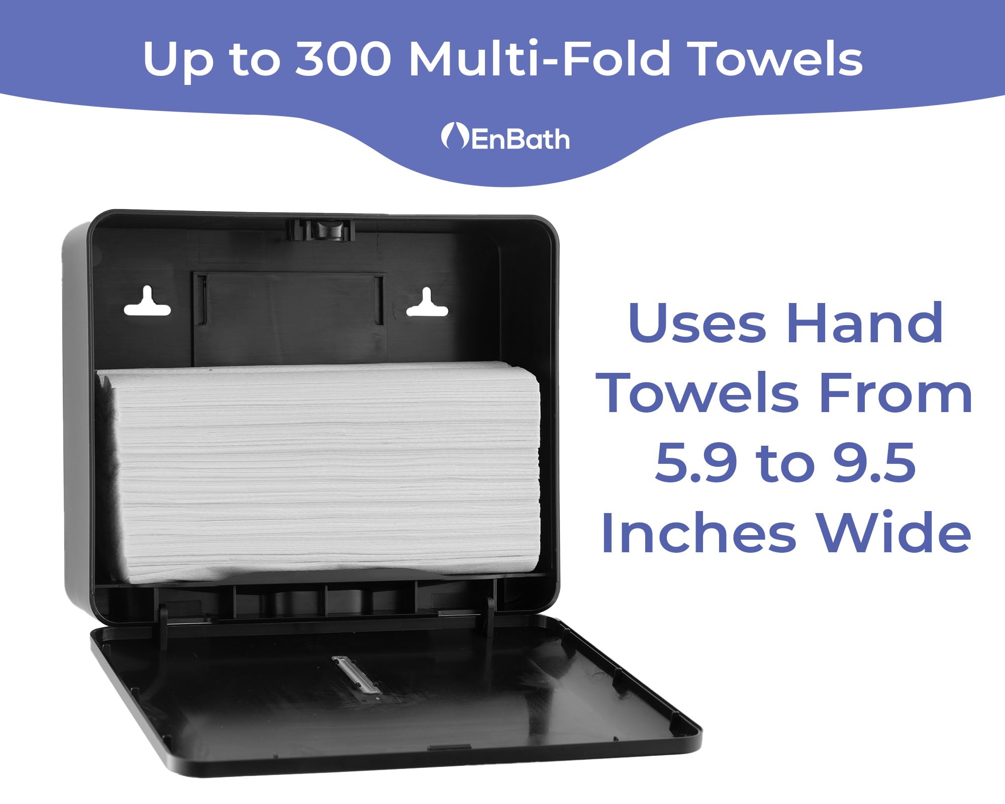 Multifold Paper Towel Dispenser Wall Mount (2 Count)