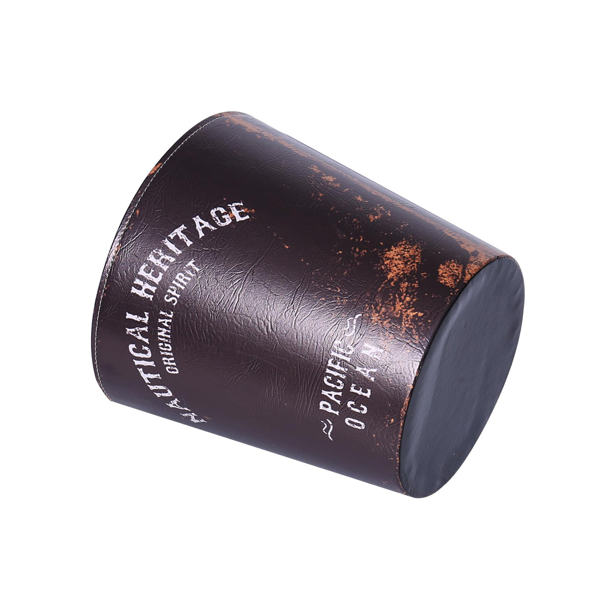 PU Leather Small Trash Can Wastebasket