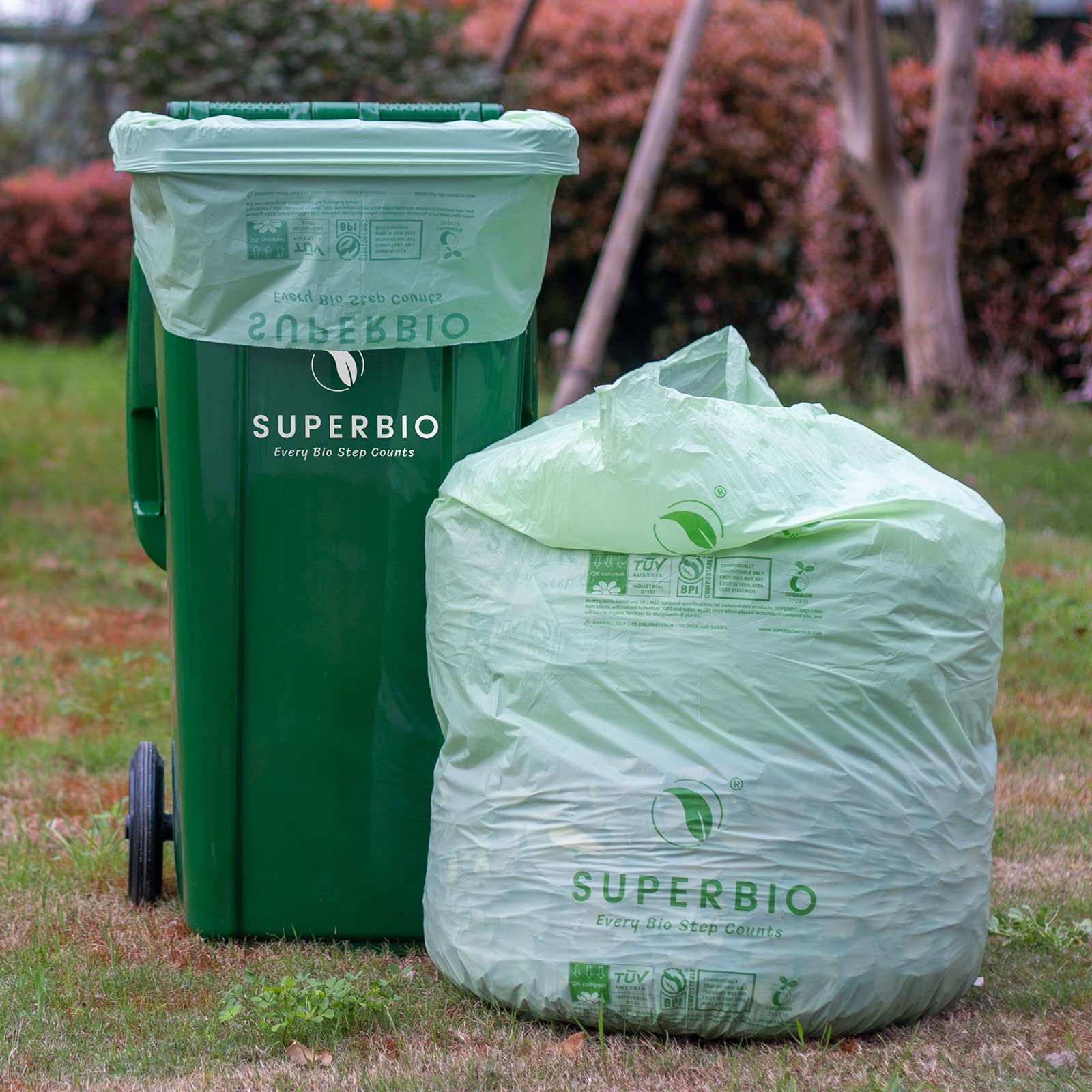 33 Gallon Compostable Yard Waste Bags (40 Count)