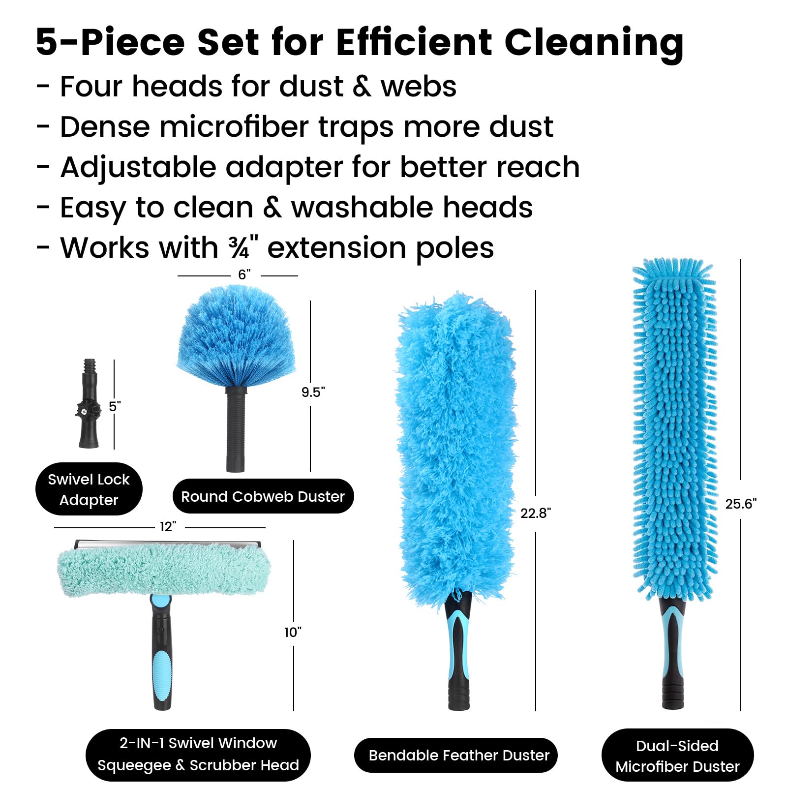 Ceiling Fan Duster Kit 5 (5 Count)