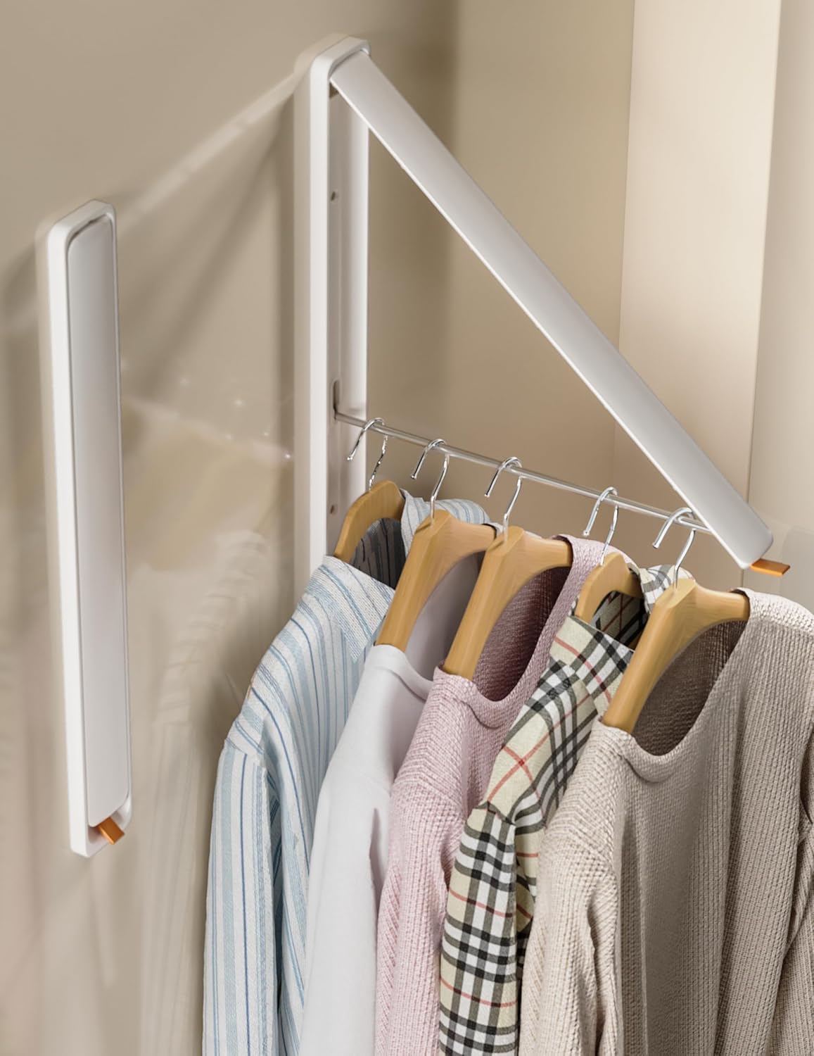 Clothes Drying Rack Wall Mounted (2 Count)