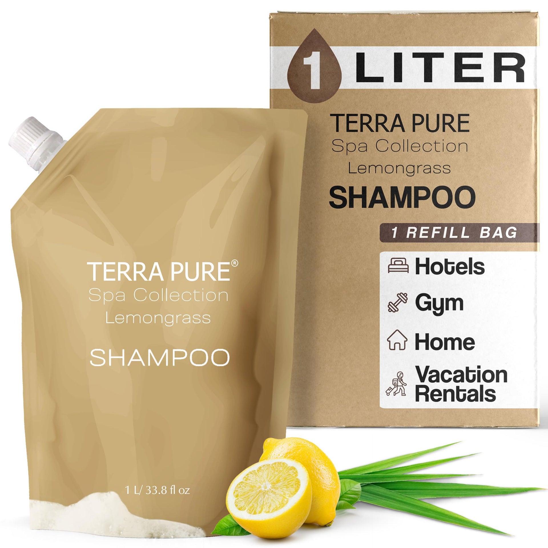 Spa Shampoo Refill Bag (33.8 Fl Oz)