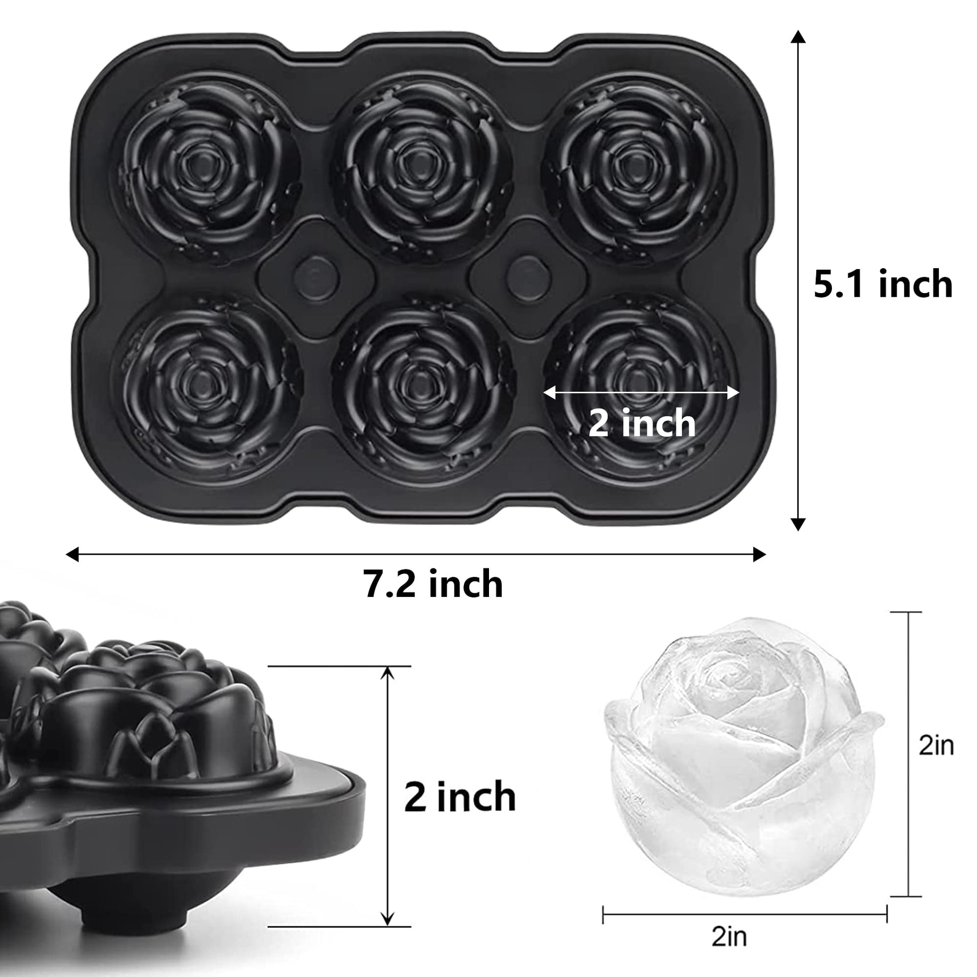 Rose Ice Cube Tray (9.99 Count)