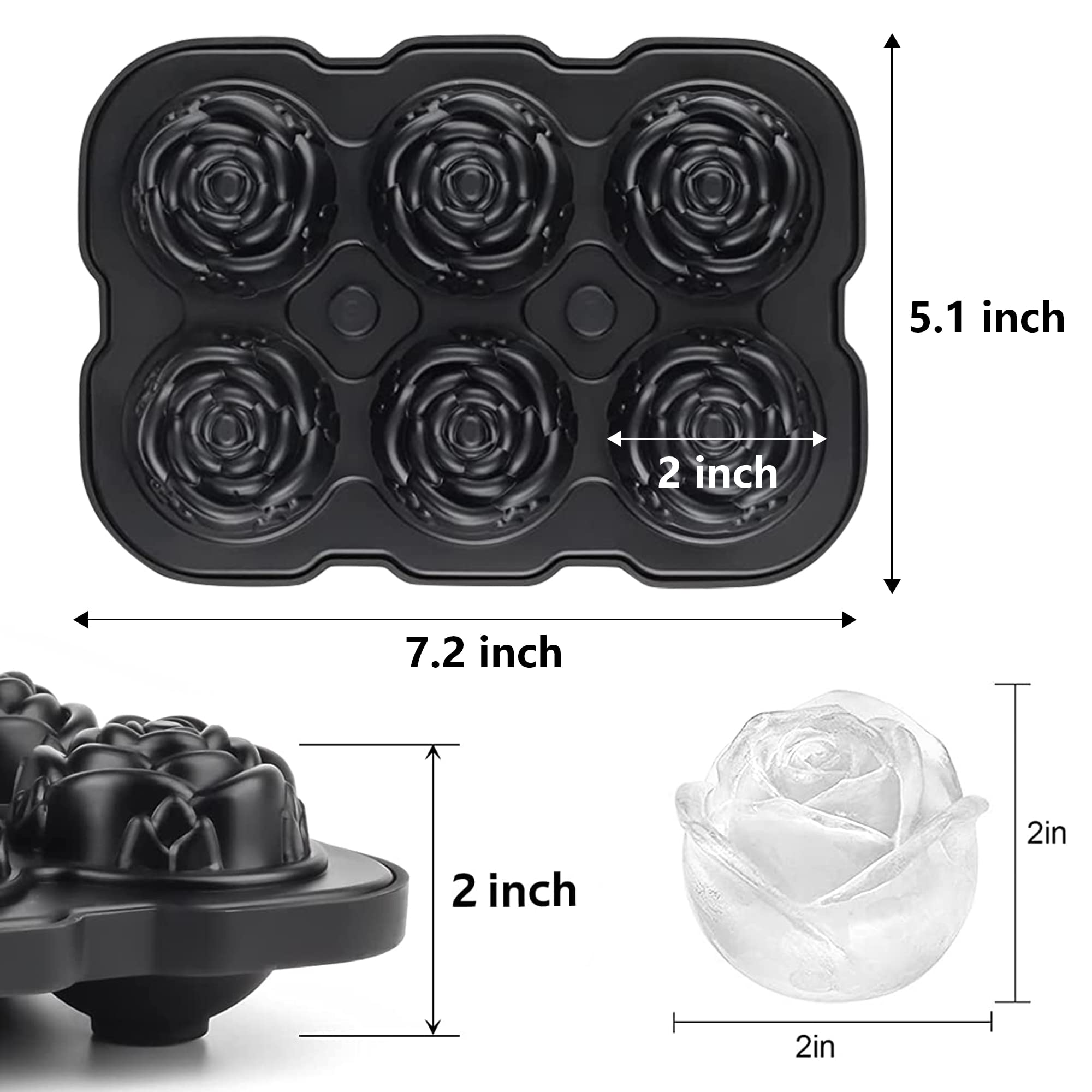 Rose Ice Cube Tray (9.99 Count)