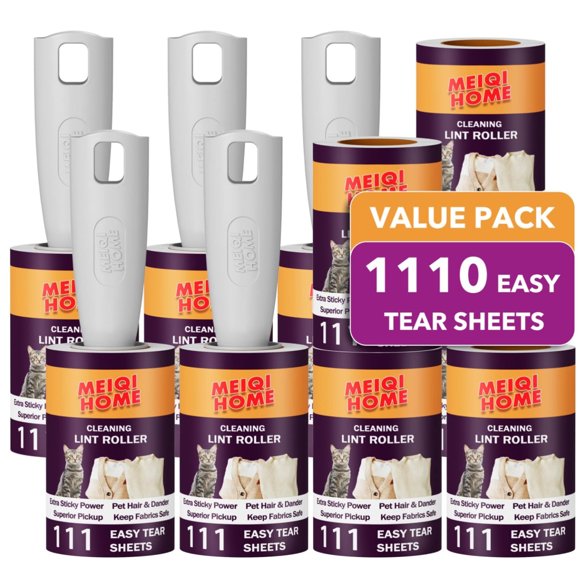 Lint Rollers for Pet Hair Extra Sticky