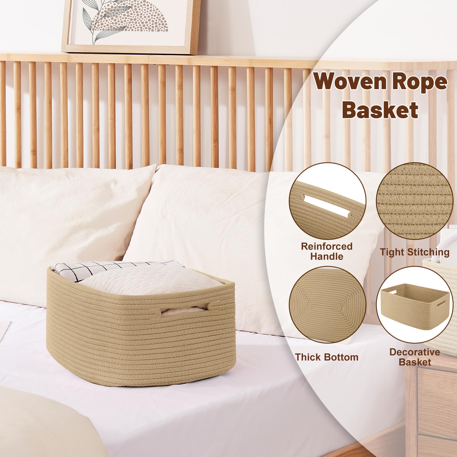 Storage Basket for Shelves (2 Count)