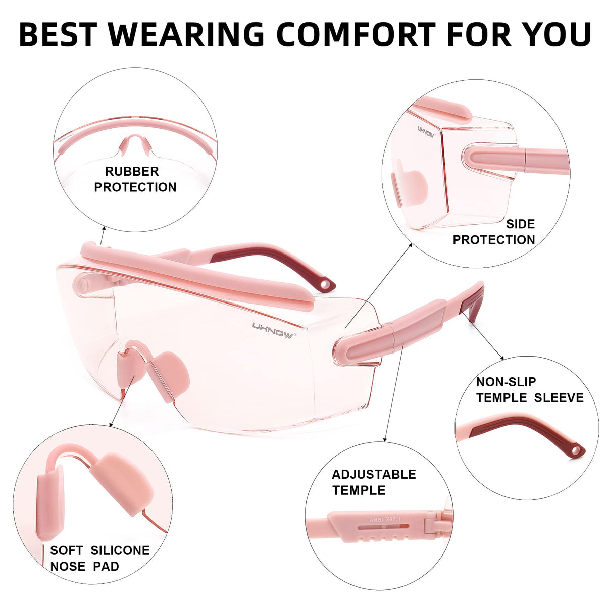 Safety Goggles Over Glasses