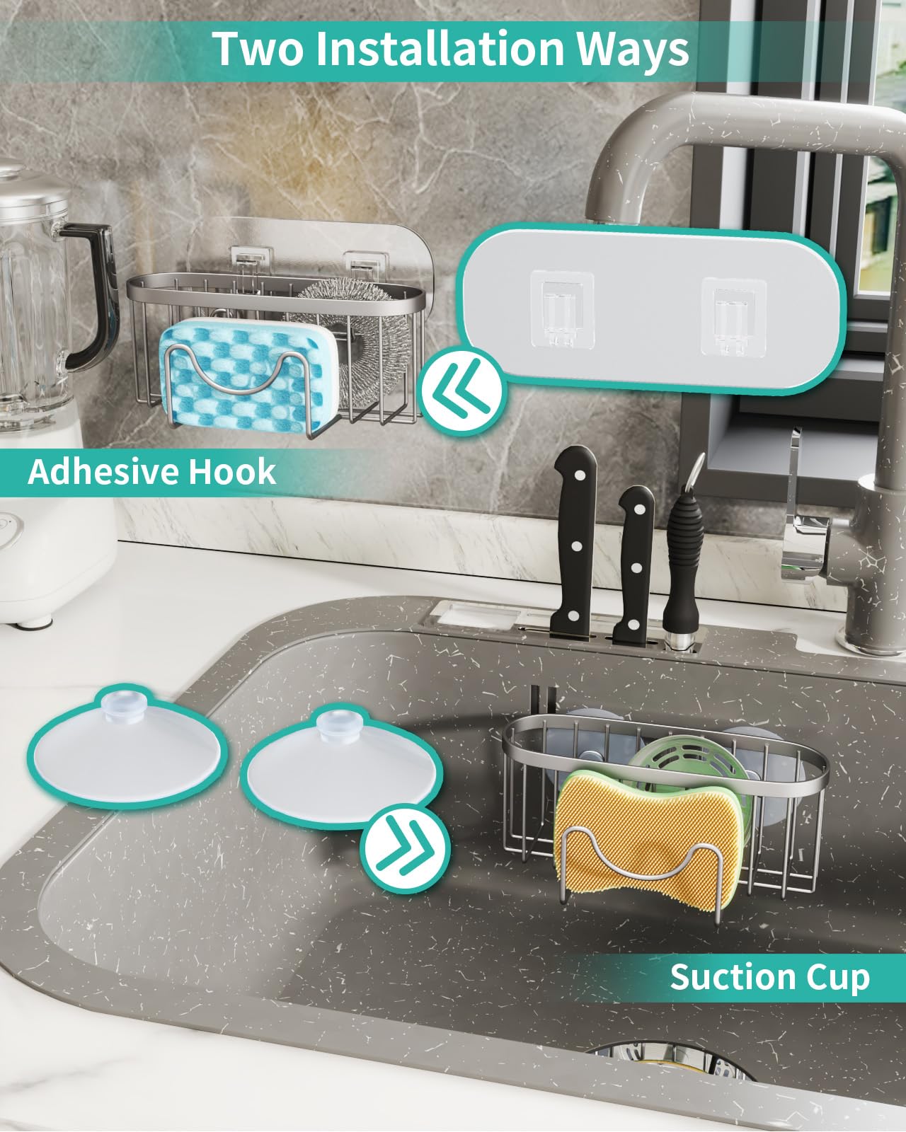 Kitchen Sponge Holder for Sink