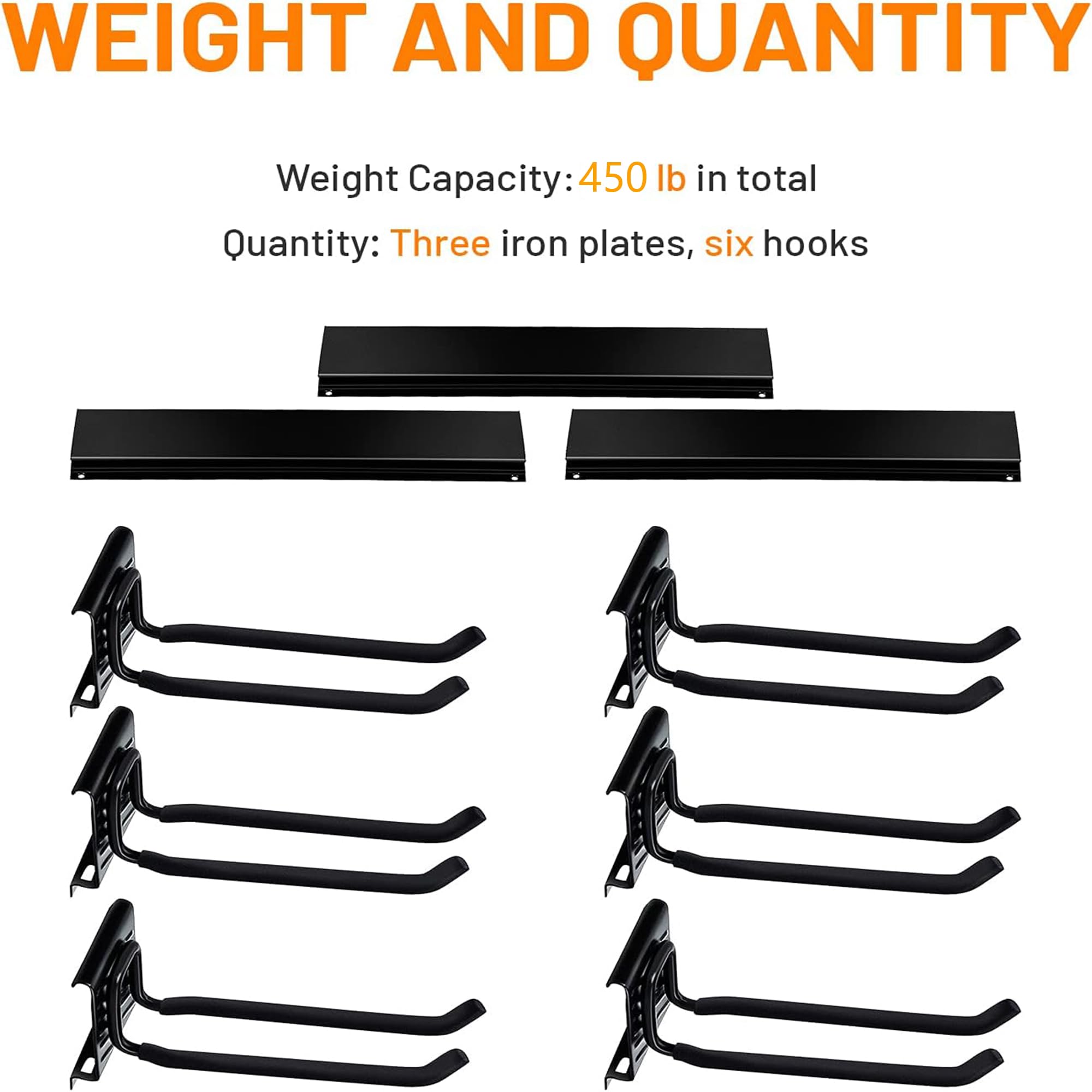 Garage Storage Organization Wall Mount Folding Chair Hangers