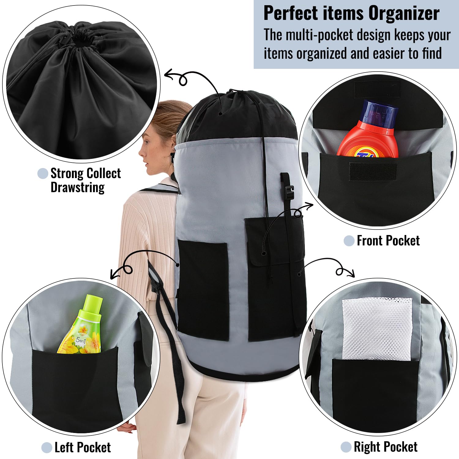 Laundry Bag Backpack