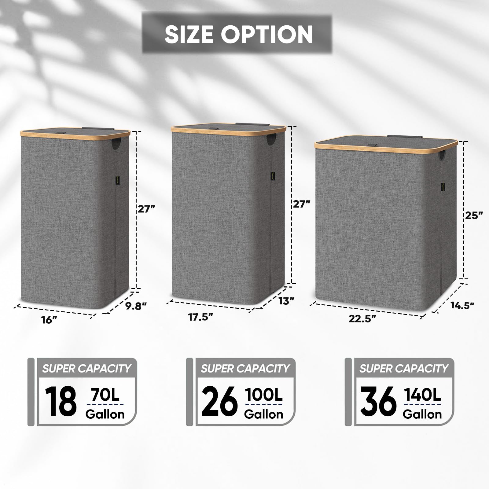 Laundry Hamper with Lid