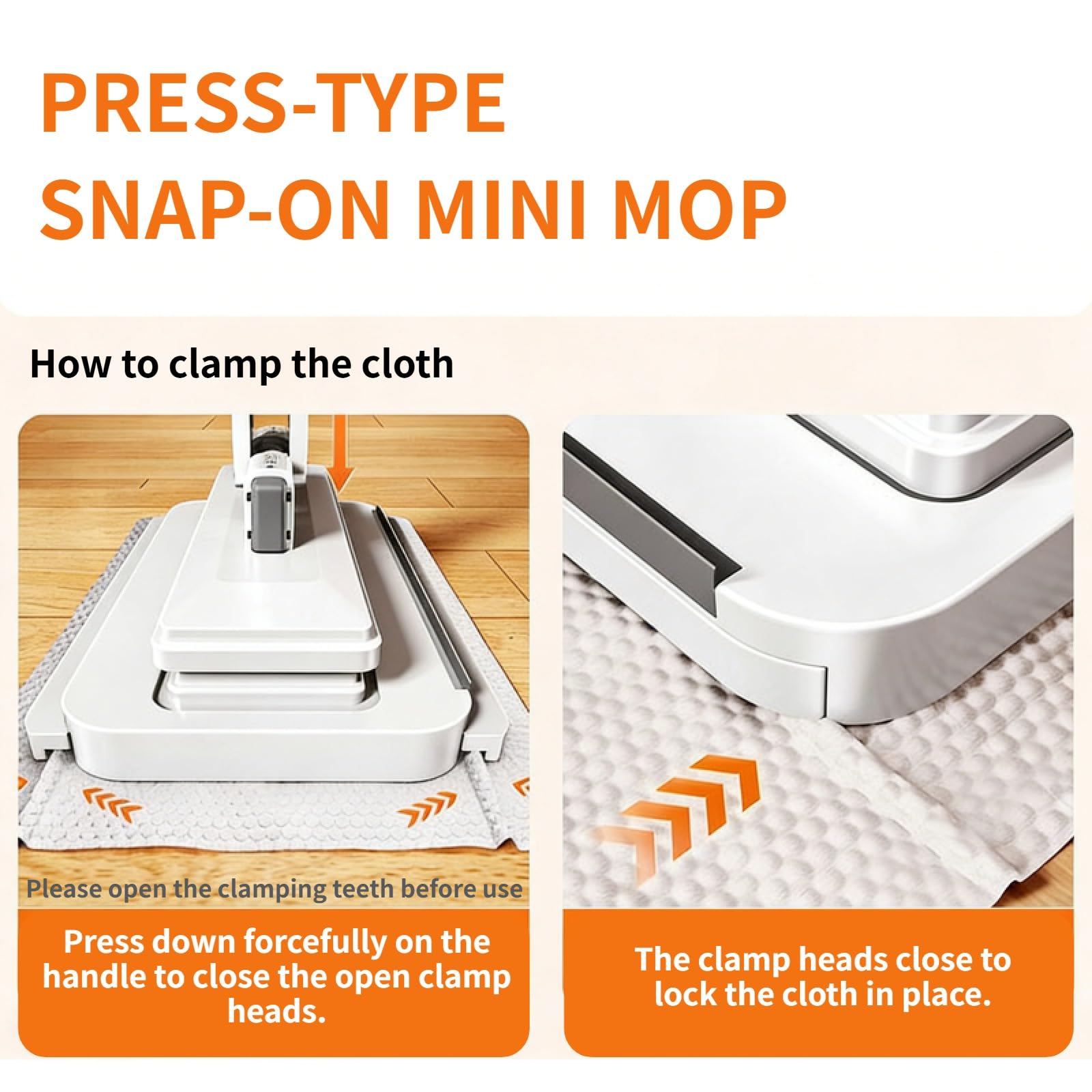 Cloth Changing Mini Mop with a Mini Foldable Desktop Mop