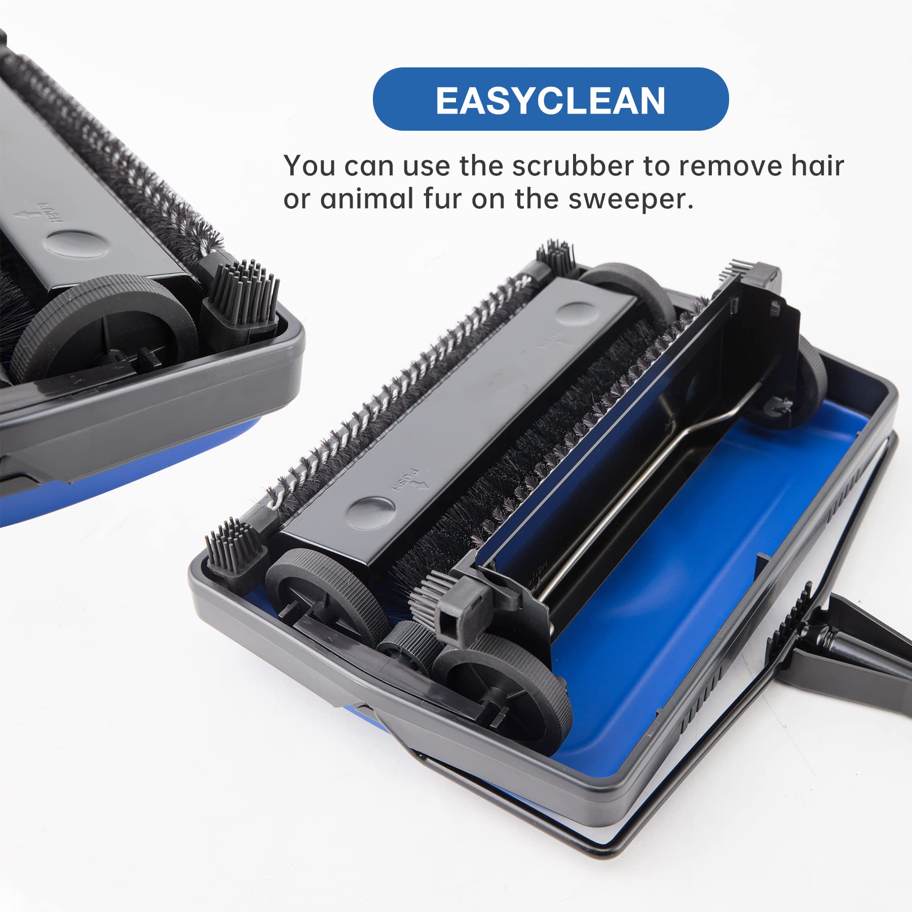 Manual Carpet Sweeper Cleaner Hand Push Non