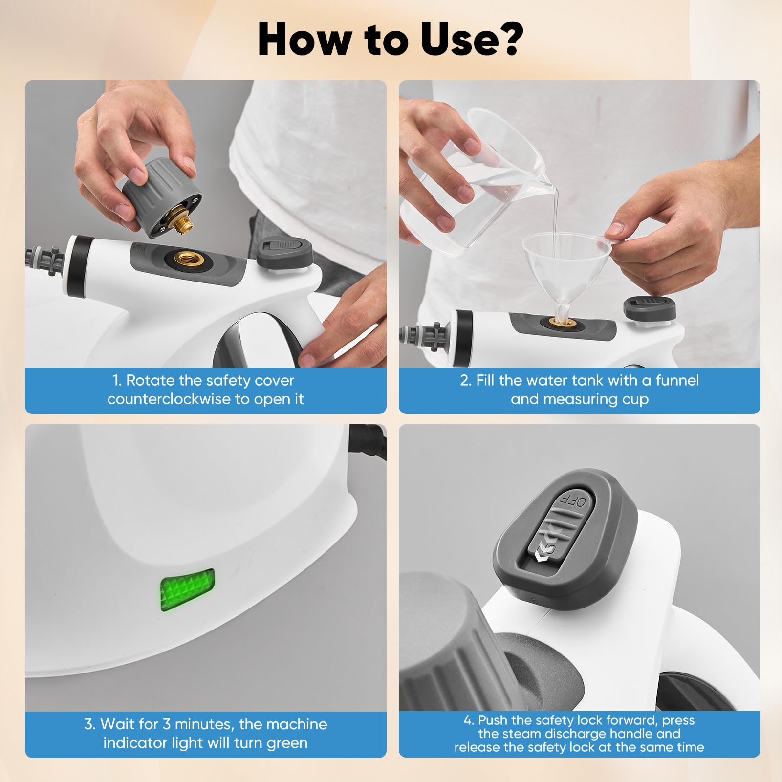 Handheld Steam Cleaner New