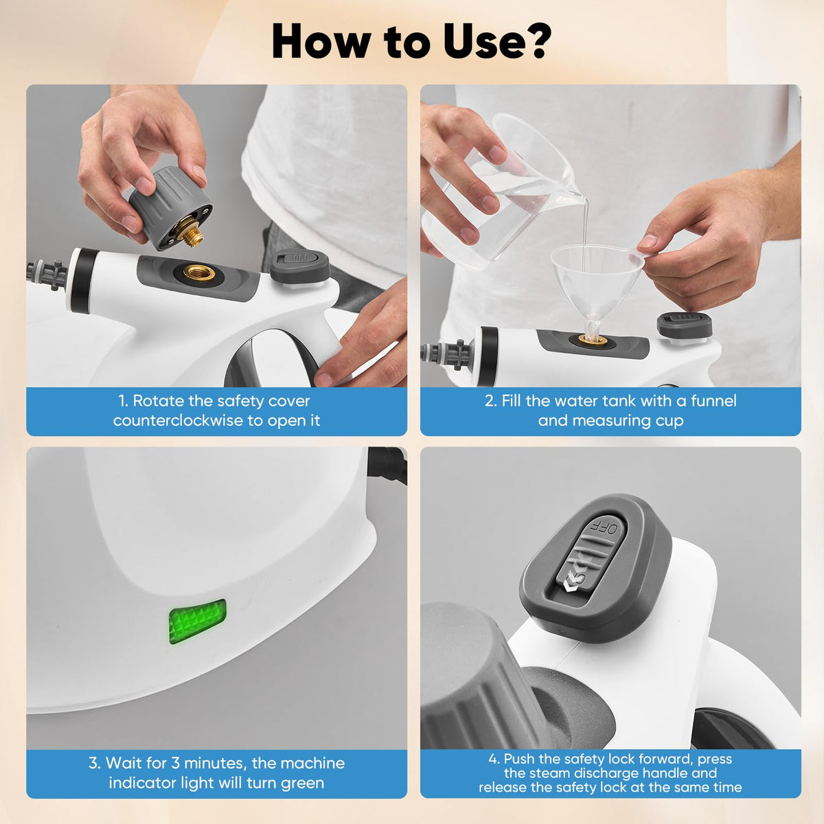 Handheld Steam Cleaner New