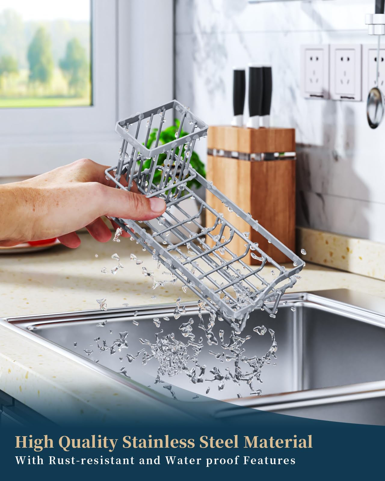 Sponge Holder for Kitchen Sink