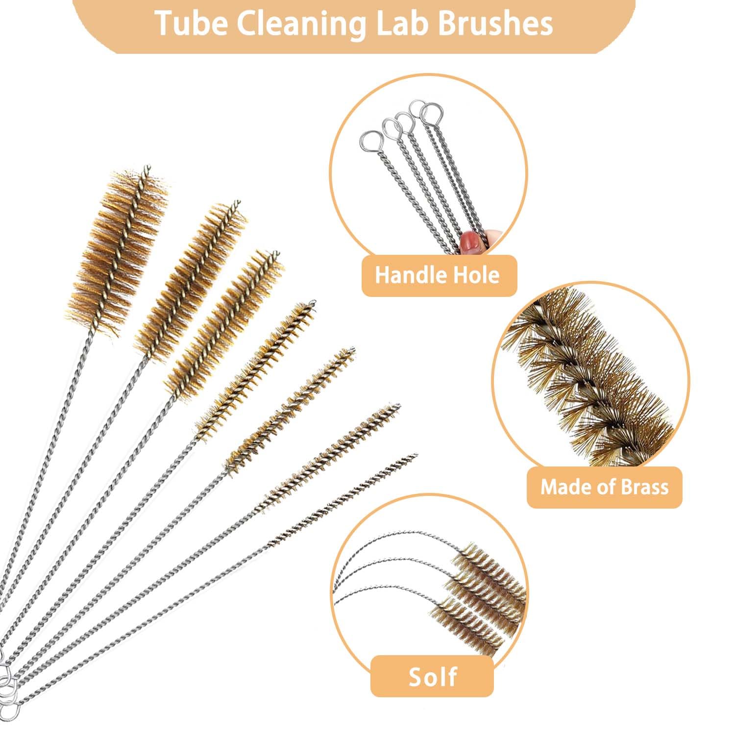 7Pcs Brass Tube Brushes (7 Count)