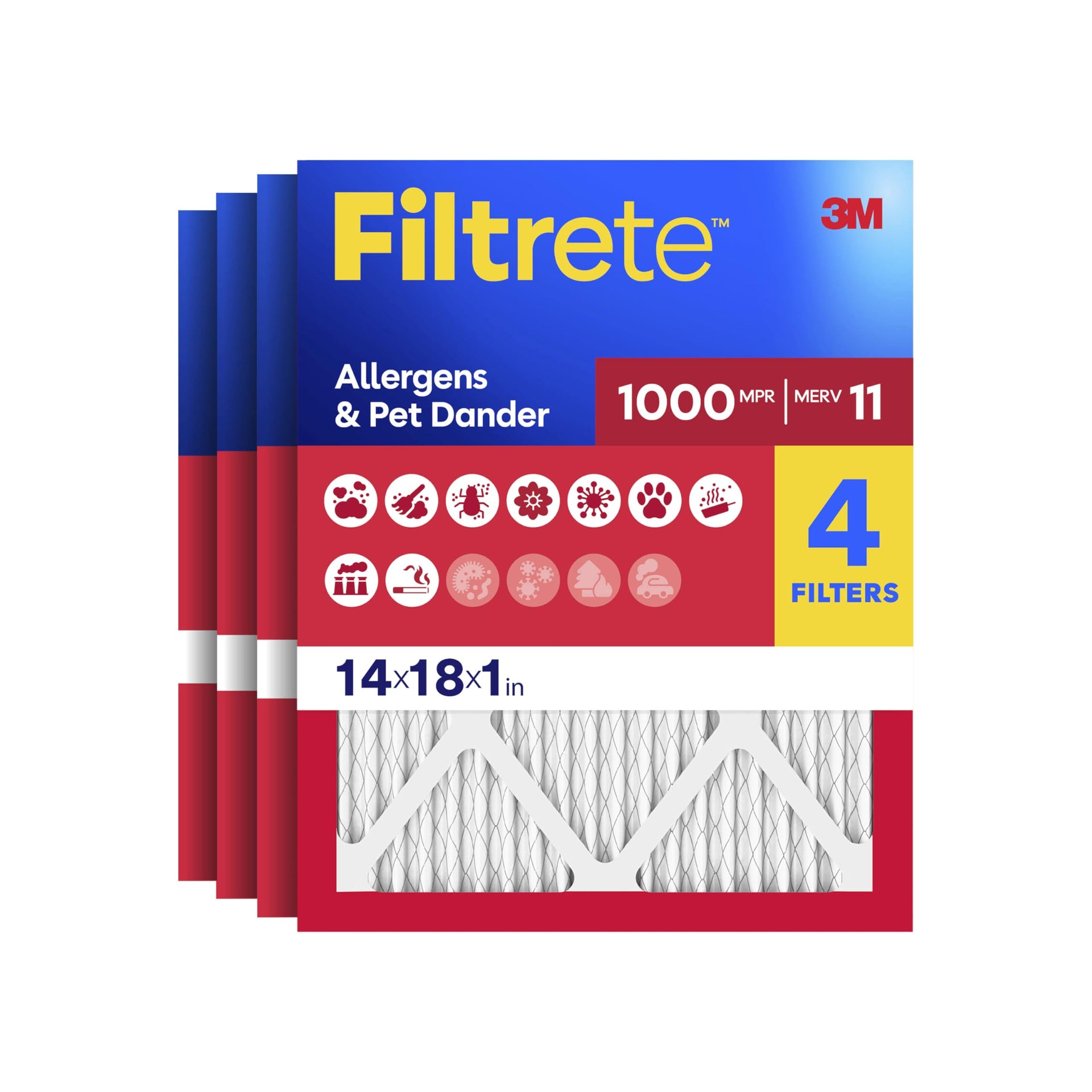 14x18x1 Air Filter (4 Count)