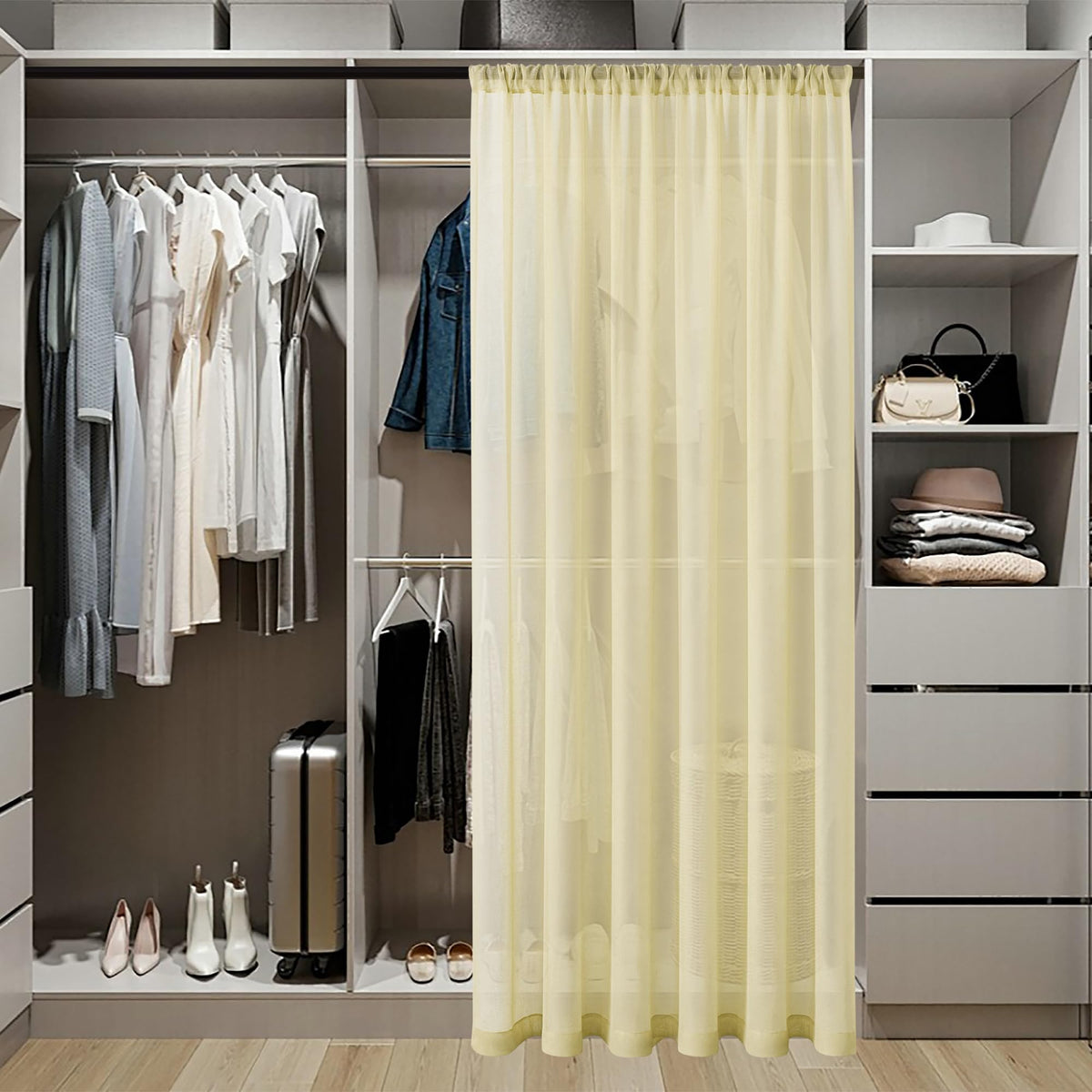Short Sheer Door Curtains Closet Linen Textured Curtains Sheer Doorway Light Filtering Voile Patio Glass Door Rod Pocket Curtain French Doors