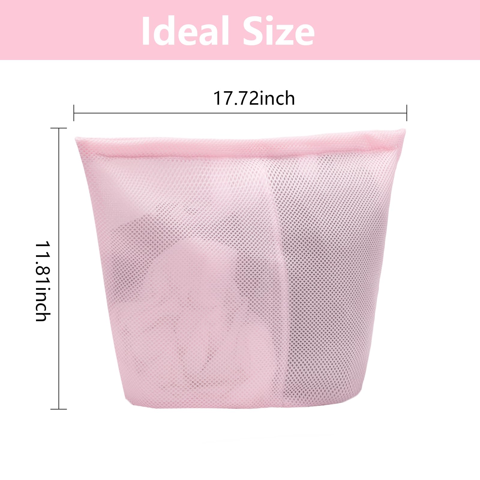 2 Pcs laundry bag with handles mesh laundry bags washing machine laundry totes travel storage and sorting bag for Clothes laundry bag for delicates