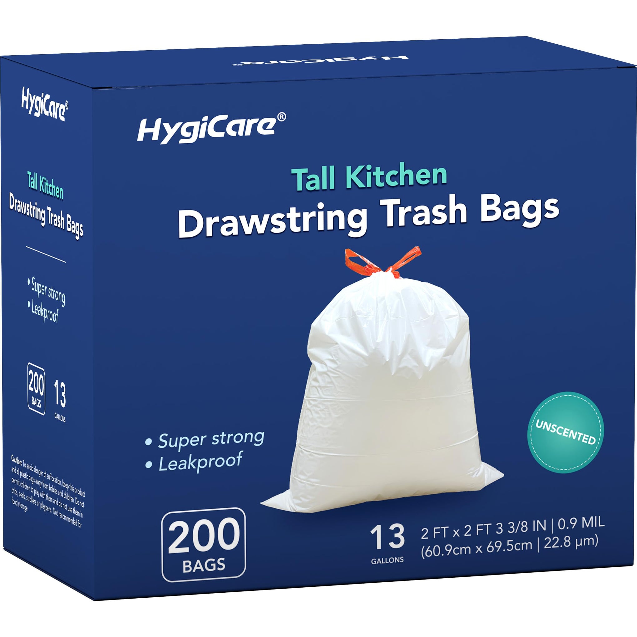 13 Gallon Tall Kitchen Trash Bags (200 Count)