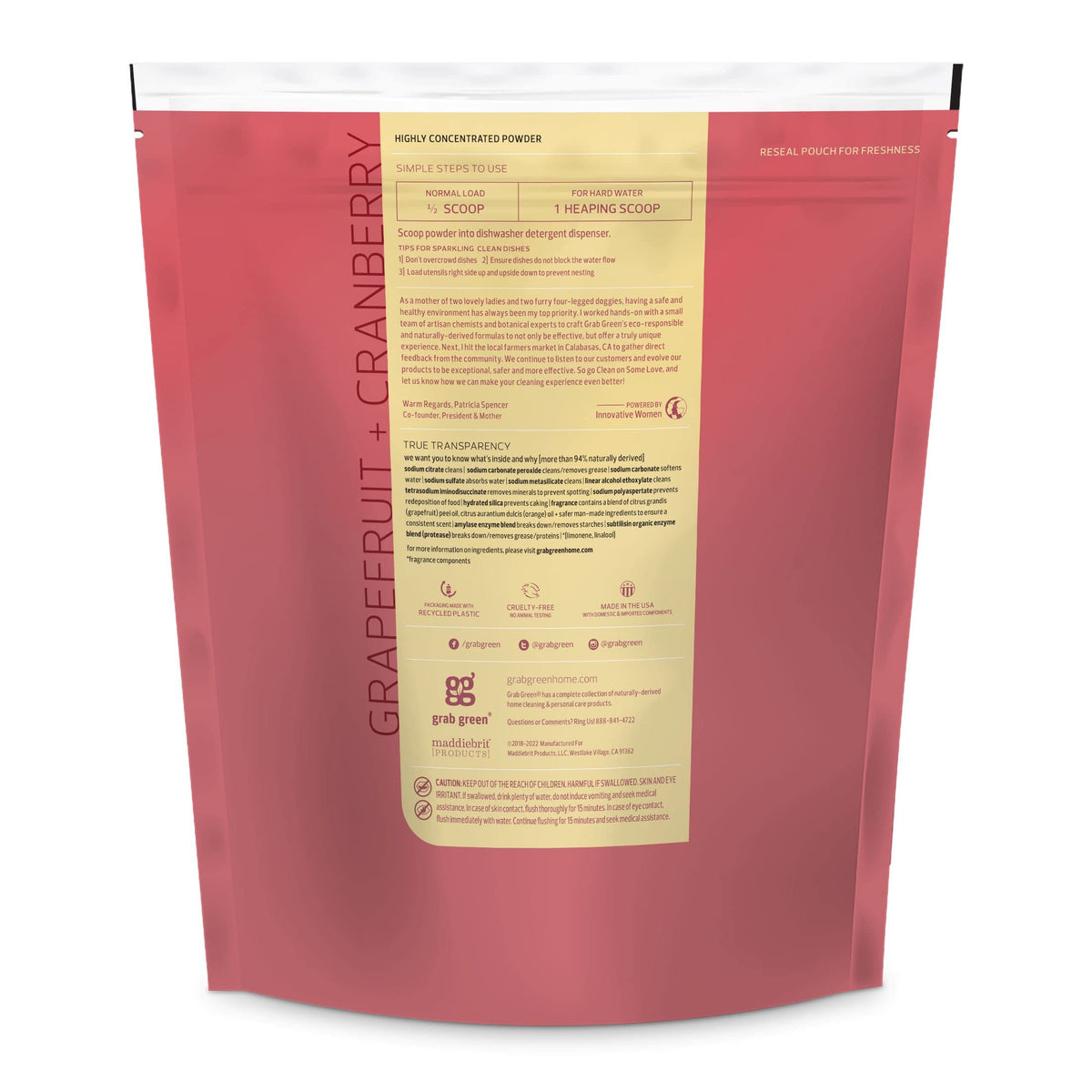 Dishwasher Detergent Powder (50.72 Ounce)