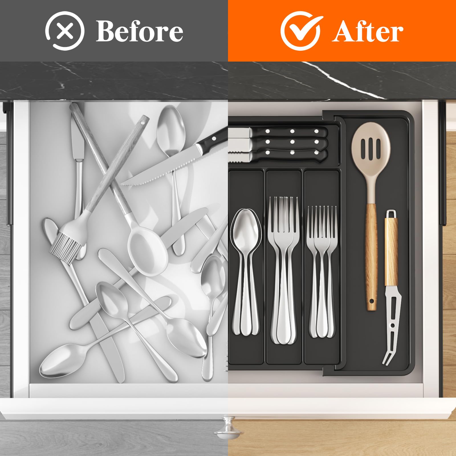 Silverware Drawer Organizer