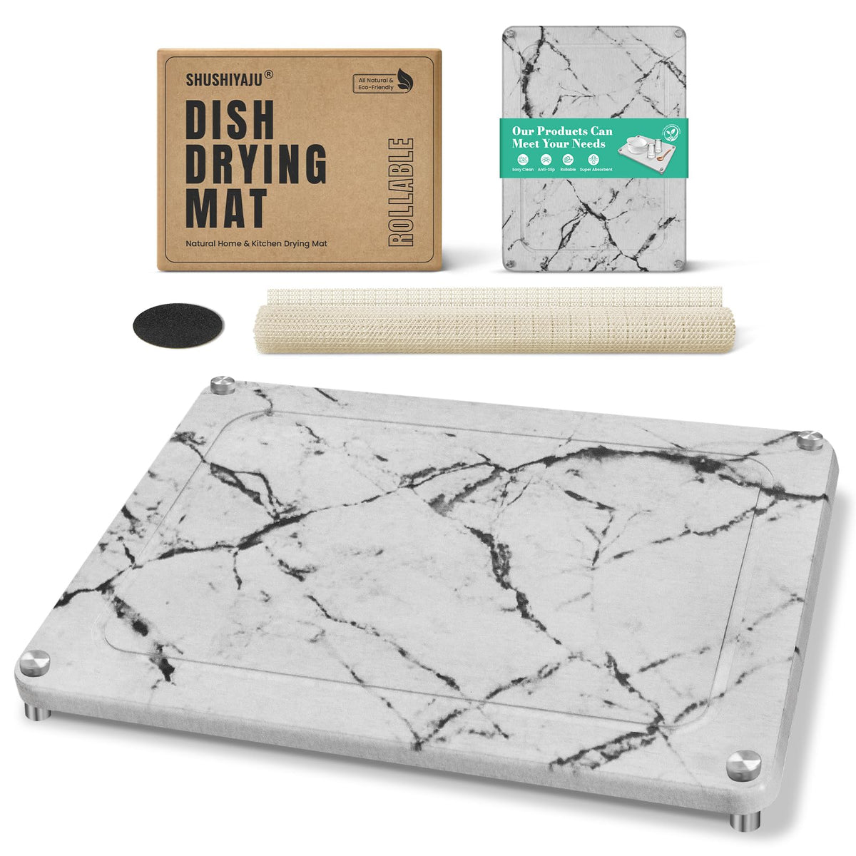 Kitchen Stone Dish Drying Mat
