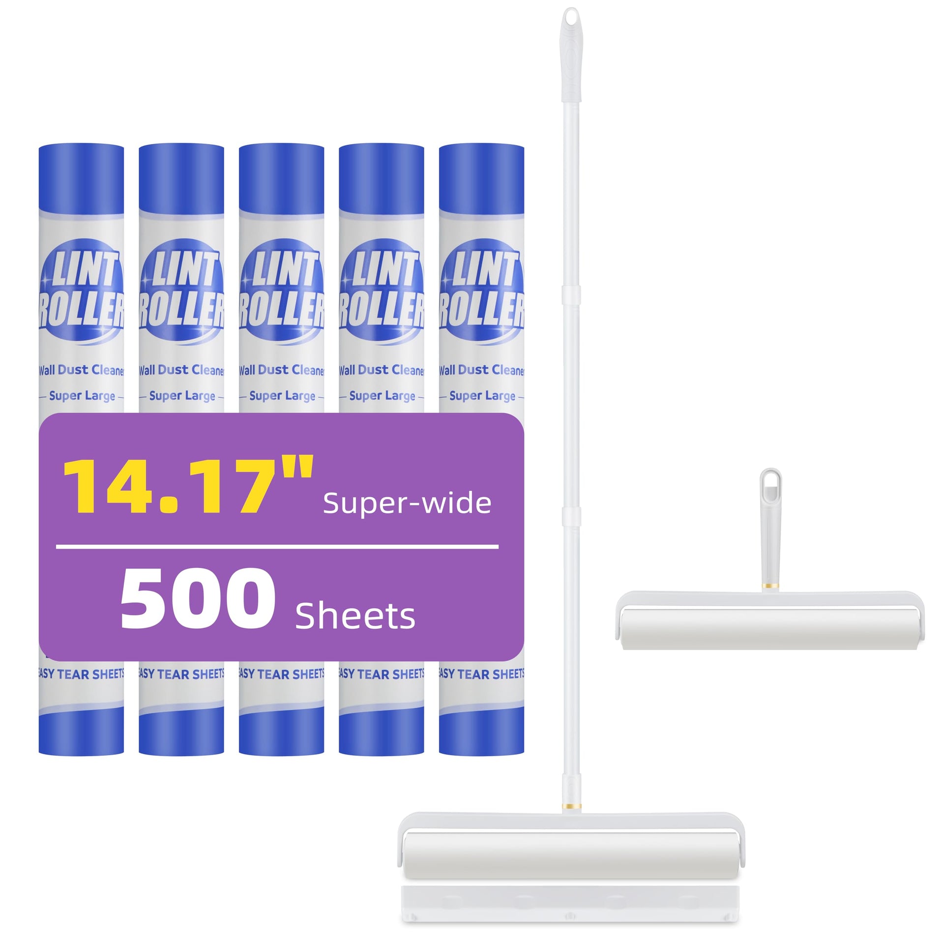 Extra Wide Lint Roller Kit