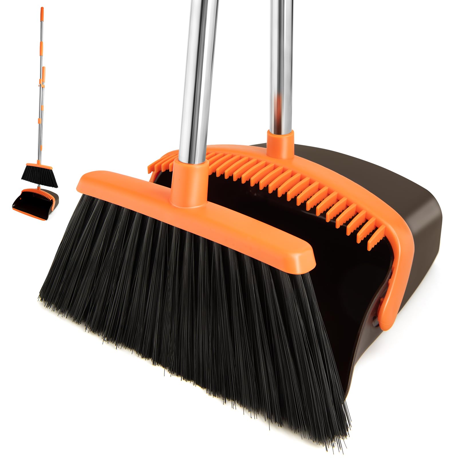 Broom and Dustpan Combo Set