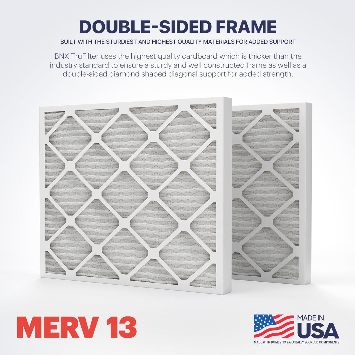 TruFilter 20x24x2 Air Filter MERV 13 (4 Count)