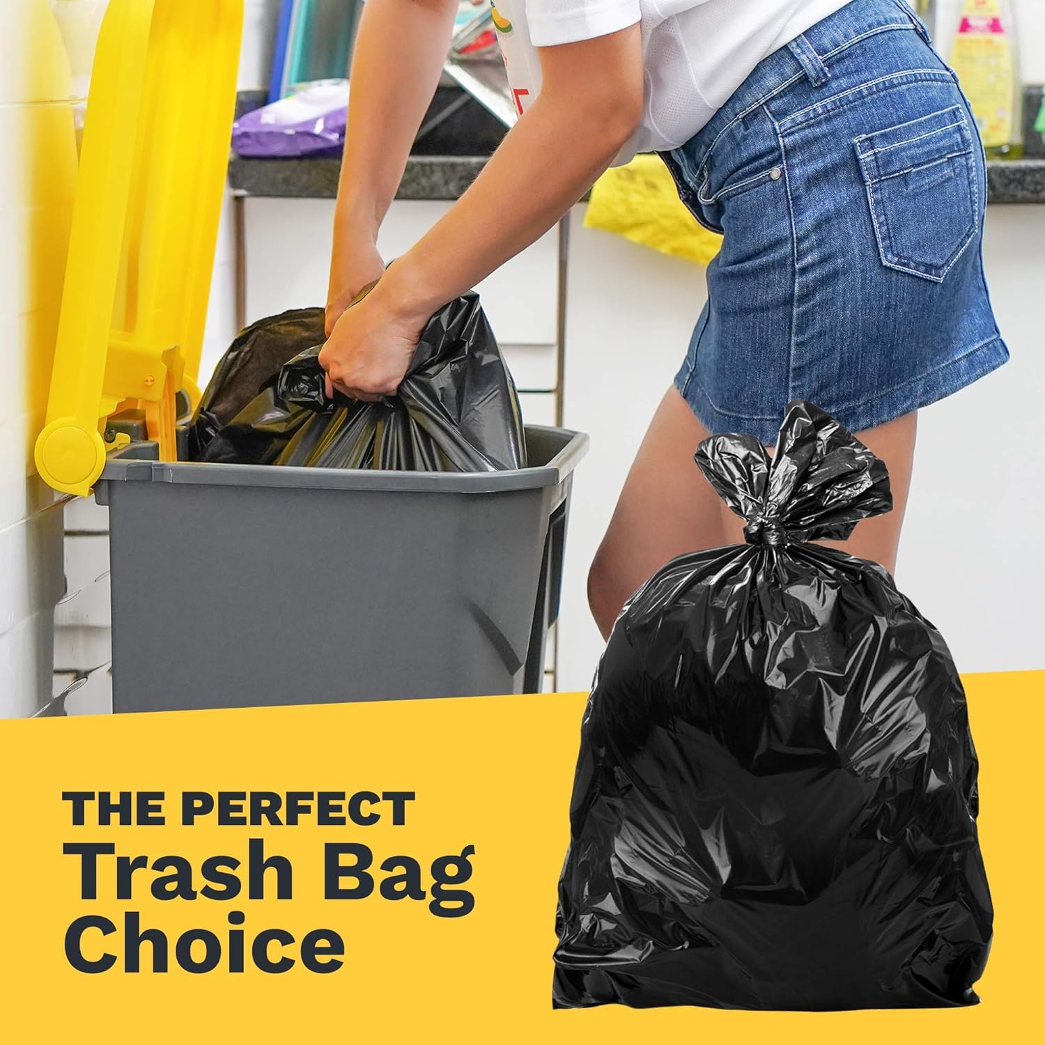 55 60 Gallon Trash Bags (100 Count)