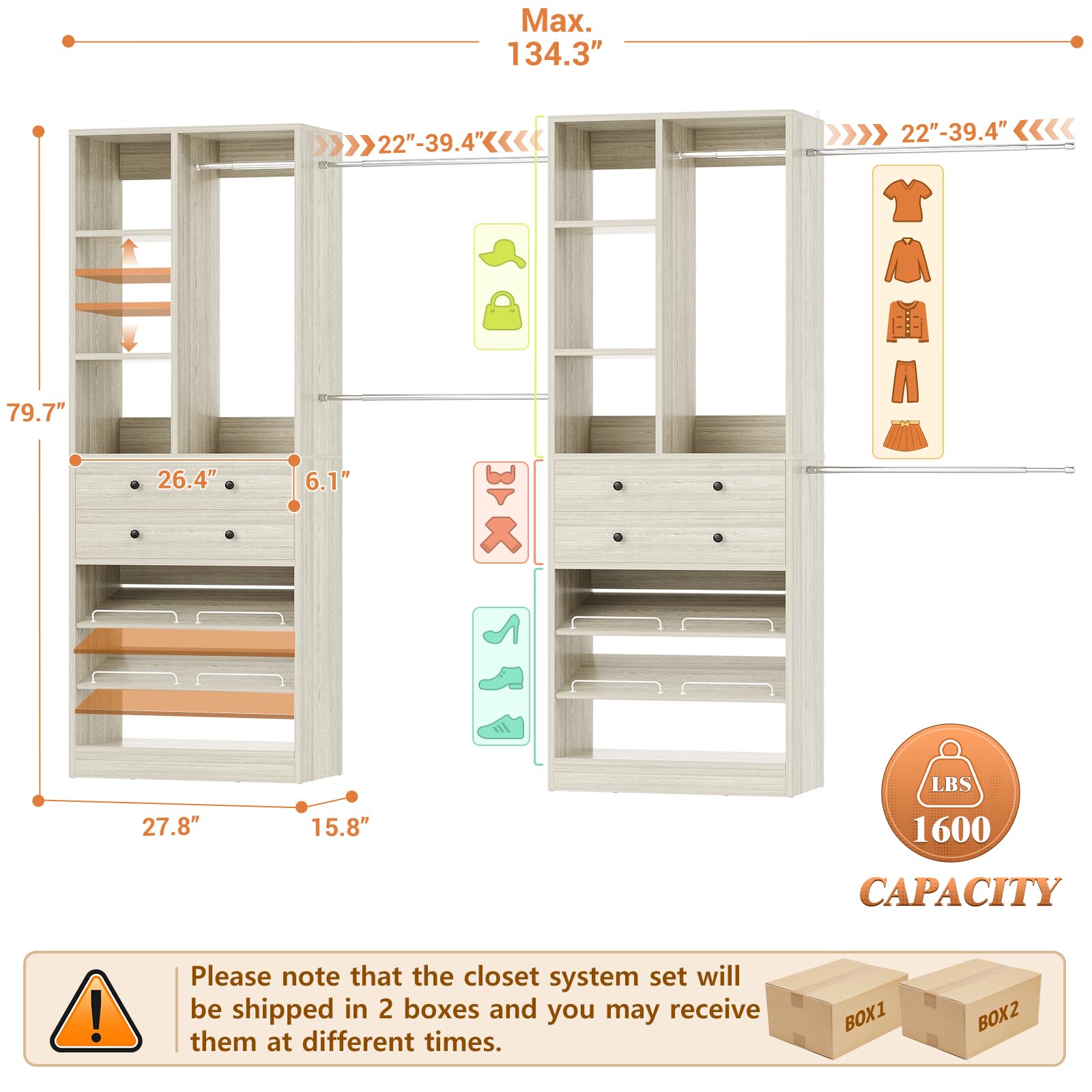 Closet System (10 Foot)