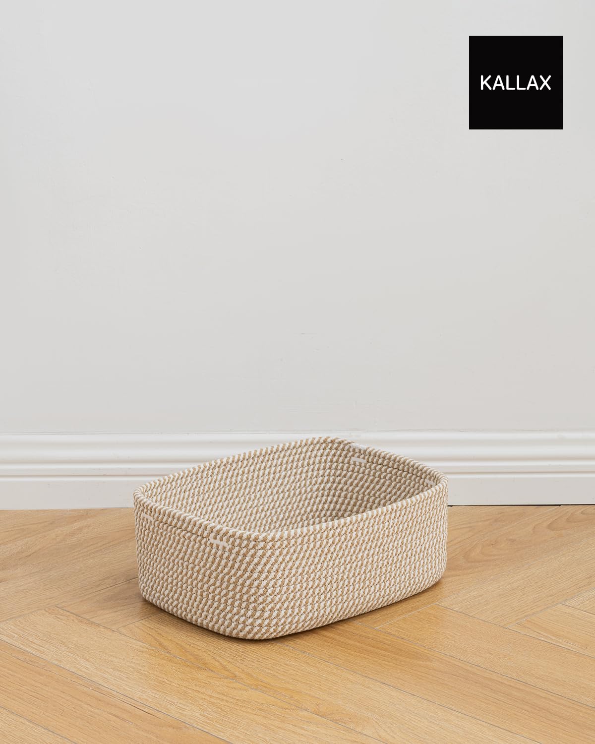 Small Woven Storage Basket for Organizing (3 Count)