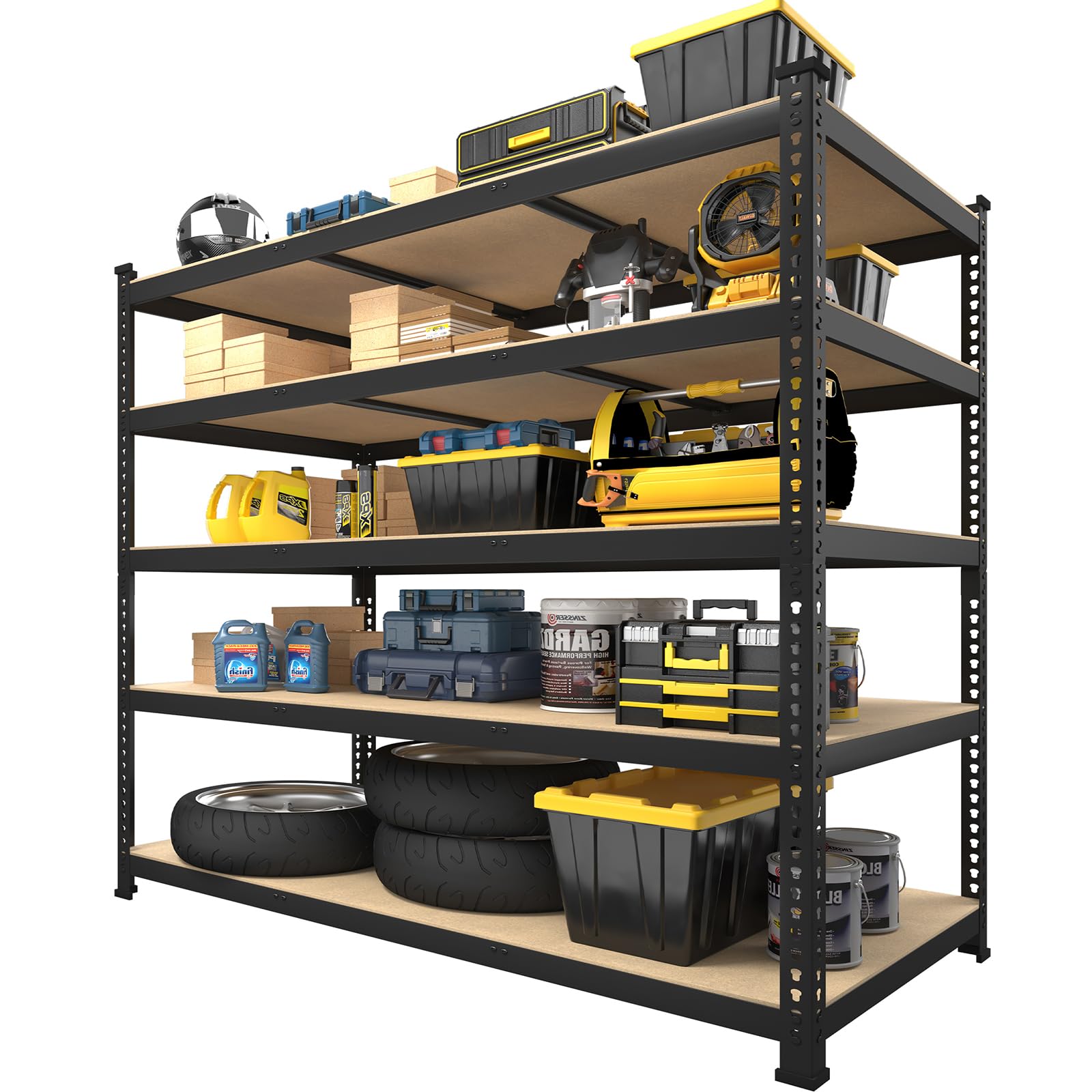 48"W x 24"D x 72"H Garage Storage Shelves