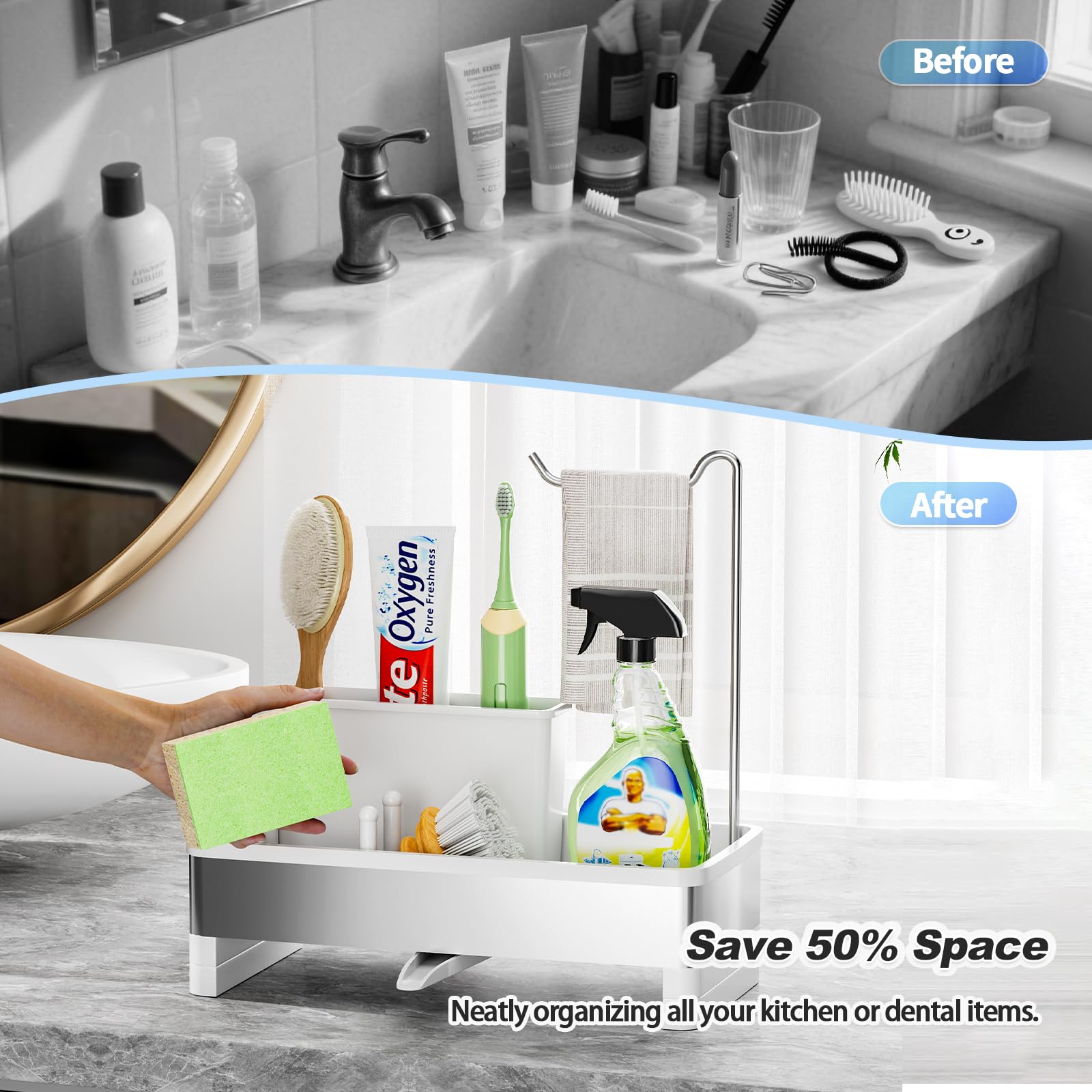Sponge Holder for Kitchen Sink