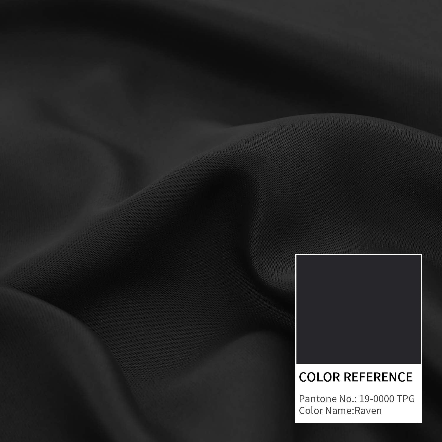 Black Out Curtains 48 Inch Length (2 Count)