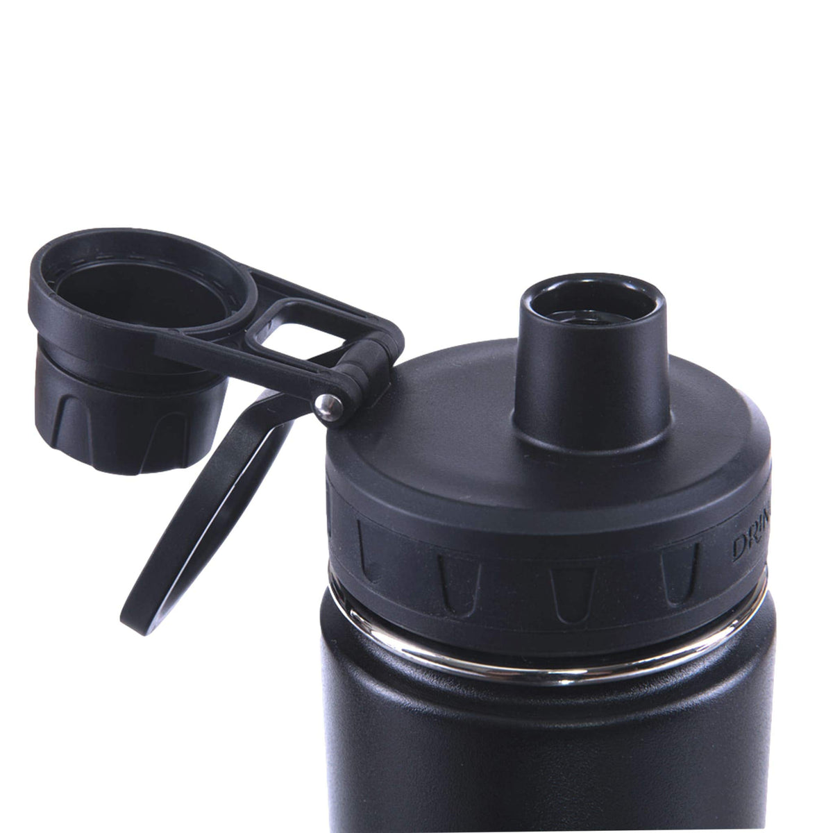 Stainless Steel Water Bottle Spout Lid Vacuum Insulated Double Wall Water Bottle Wide Mouth