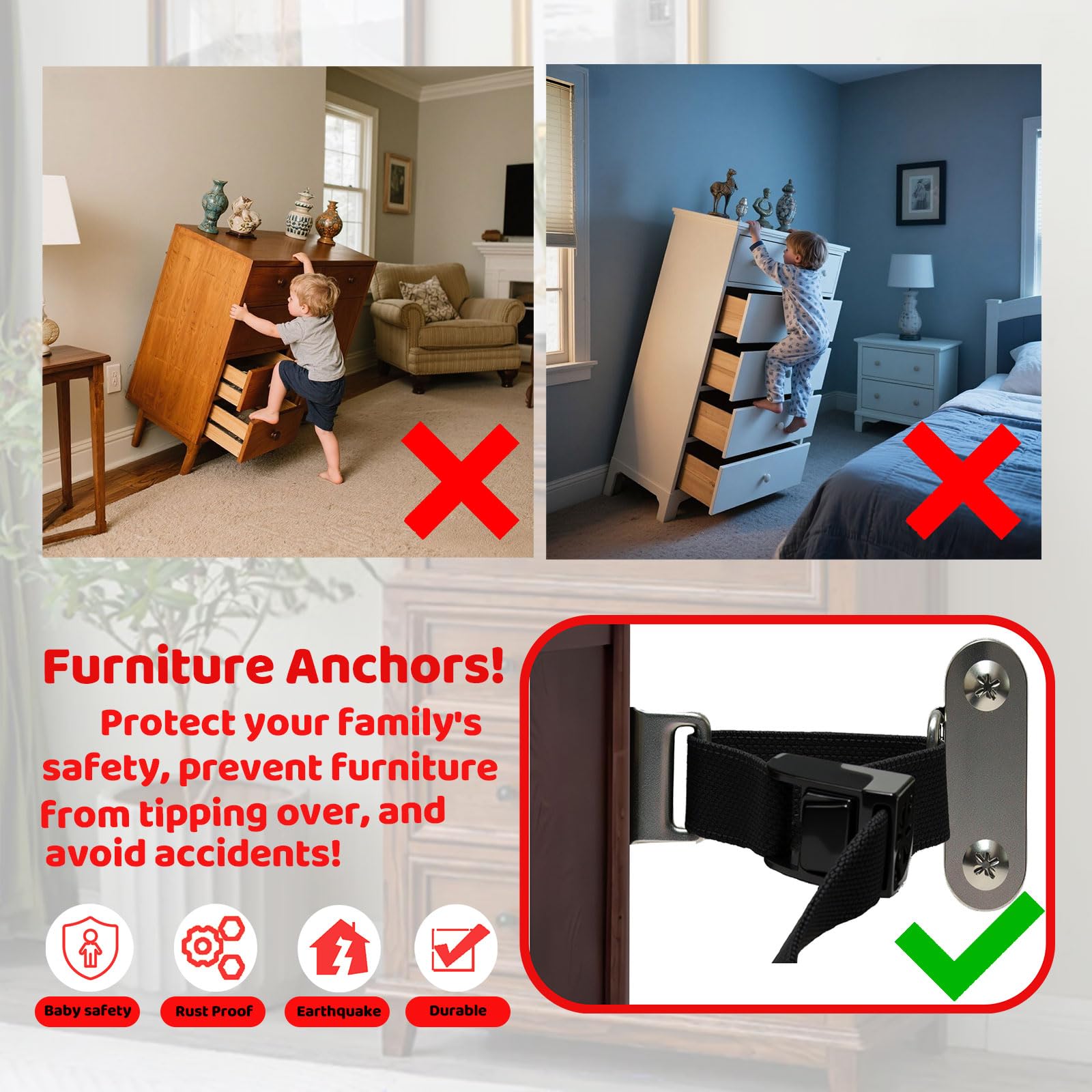 Furniture Anchors (2 Count)