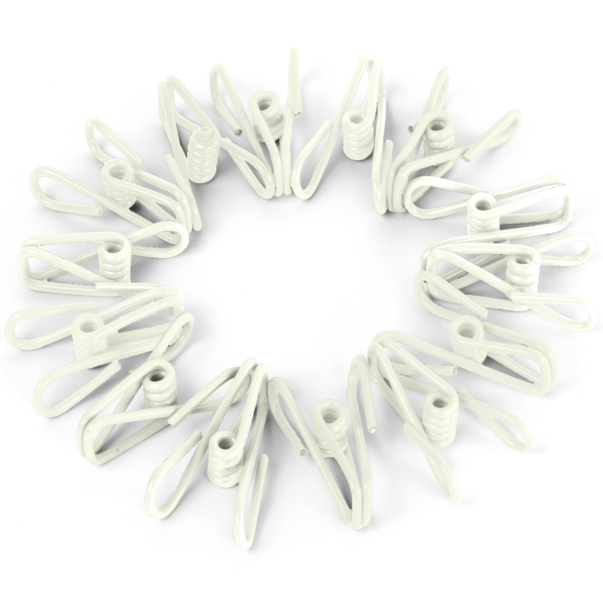 30 Pack White Chip Bag Clips for Food (30 Count)