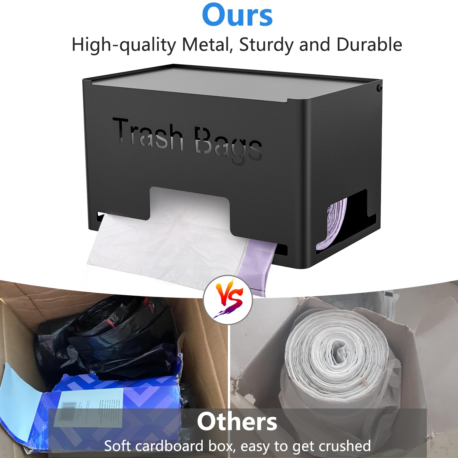 2 Pack Trash Bag Holder Dispenser (2 Count)