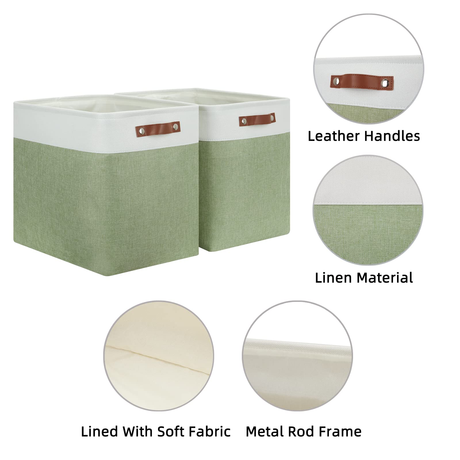 Shelf Storage Baskets for Clothes (2 Count)