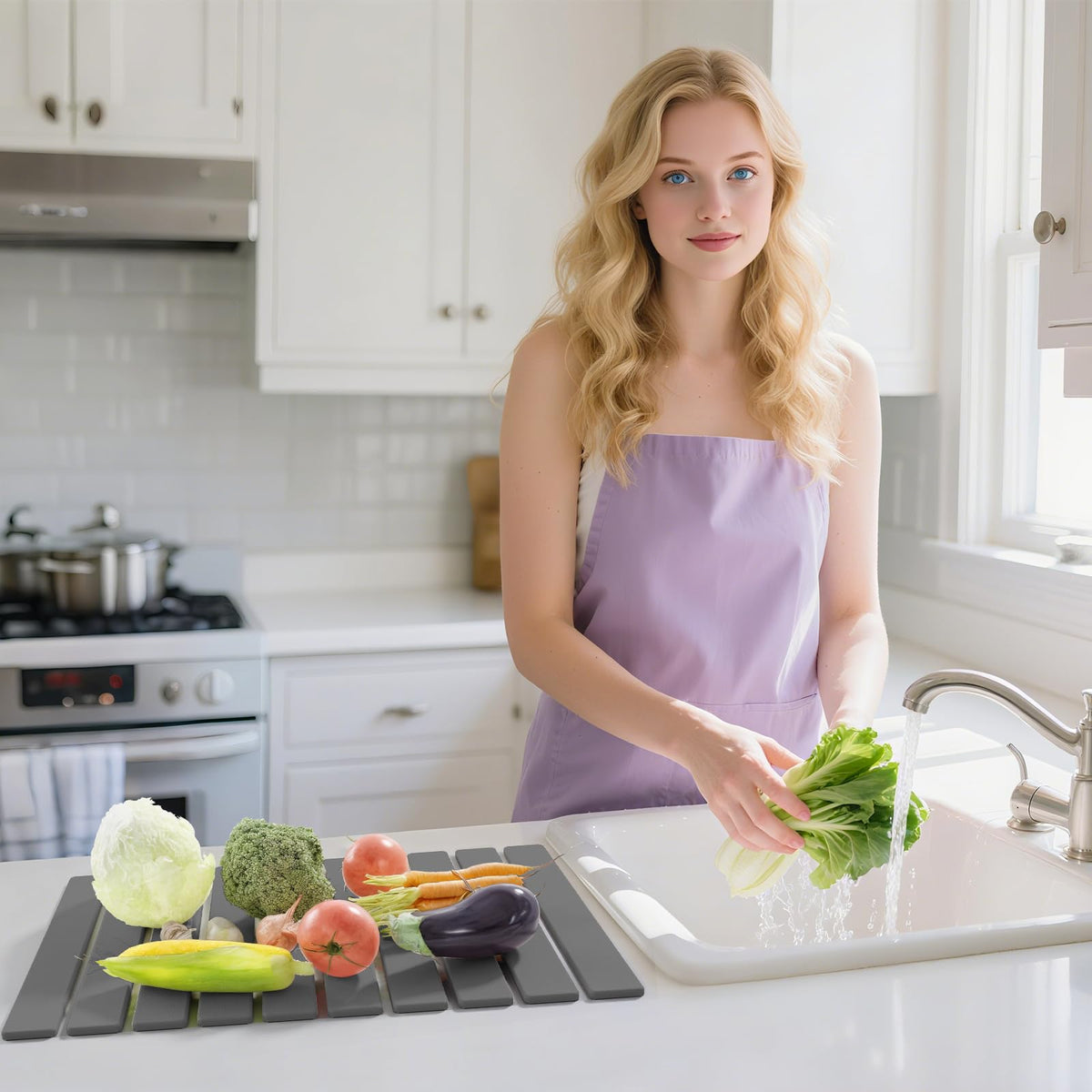 Foldable Stone Dish Drying Mat