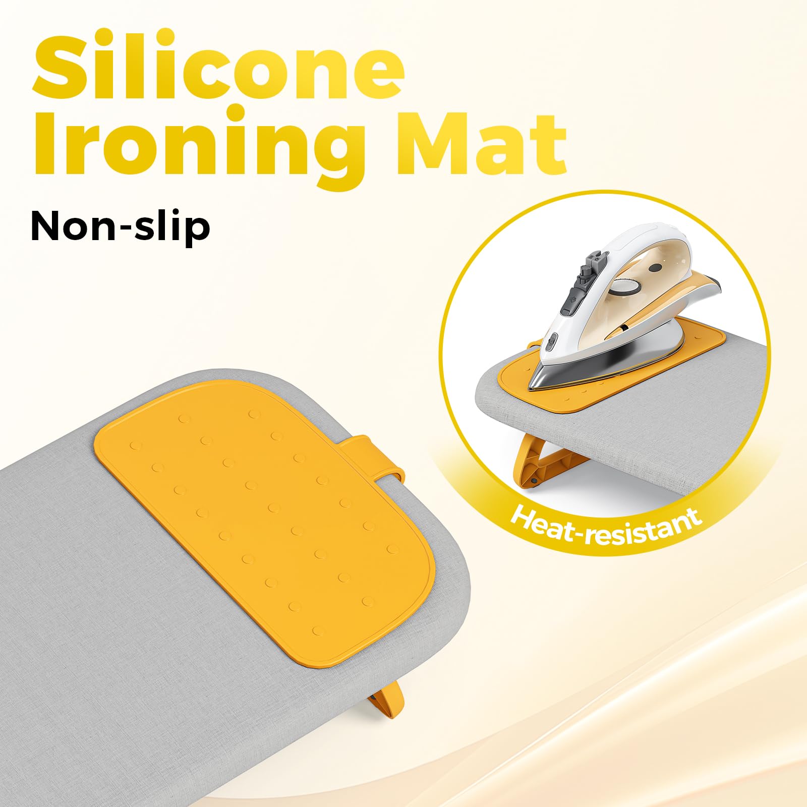 Small Ironing Board with Iron Holder