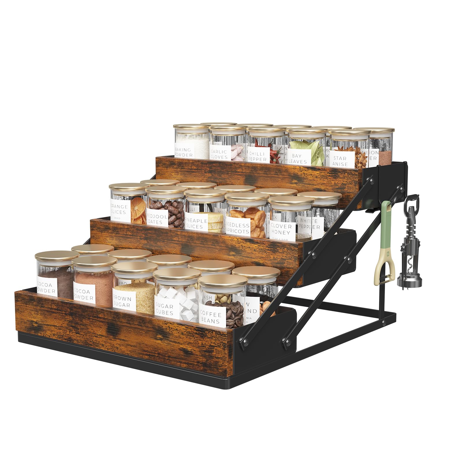 3 Tier Spice Rack Organizer for Cabinet